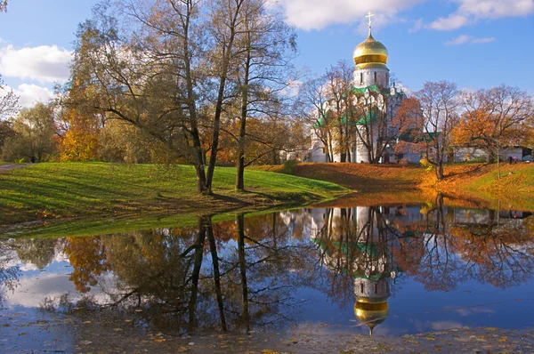 Fedorowski-Kathedrale in Puschkin, Russland. — Stockfoto