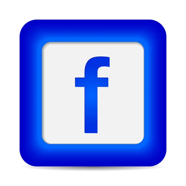 Icono de Facebook — Vector de stock