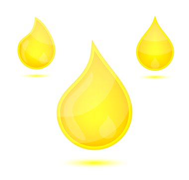 simge amblemi sarı sıvı damla