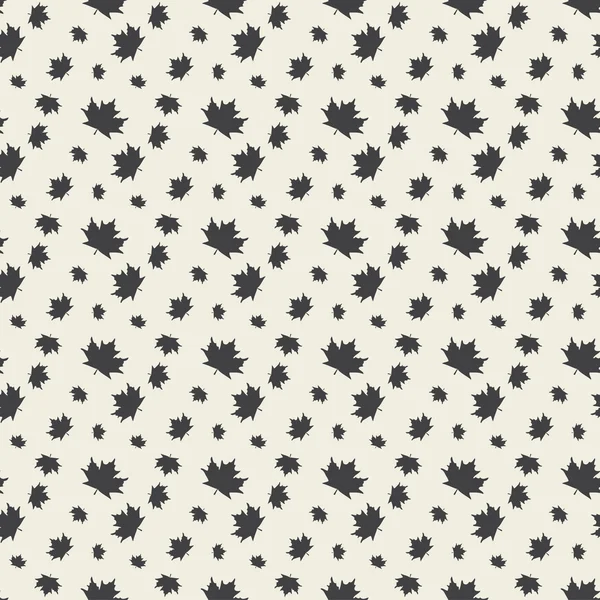 Motif sans couture d'automne avec feuilles d'érable . — Image vectorielle