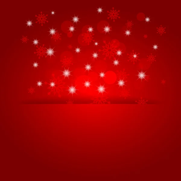 Glowing shiny christmas background with snowflakes. — Stock Vector