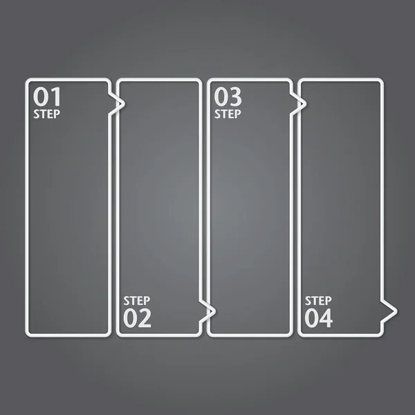 Modèle de design moderne. Peut être utilisé pour l'infographie . — Image vectorielle