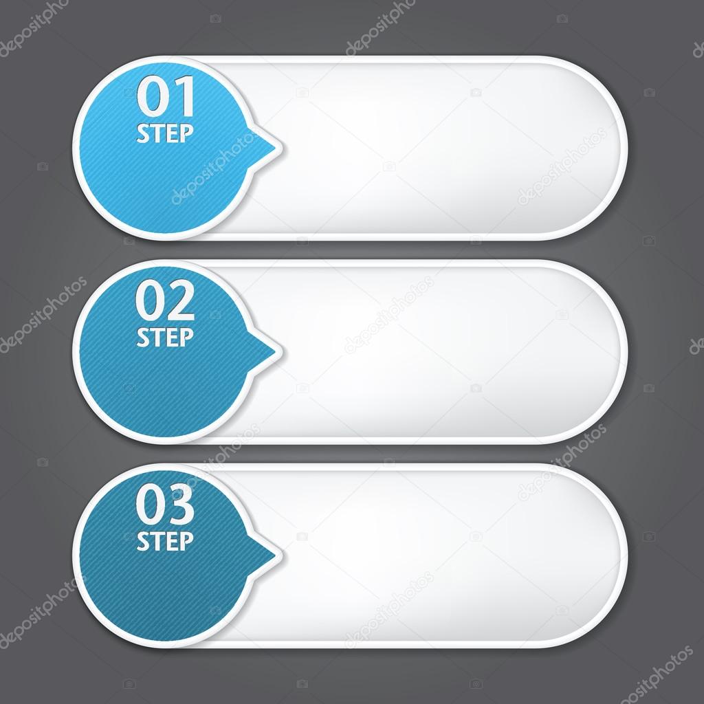 Modern Design template. can be used for infographics. numbered banners.
