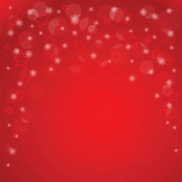 优雅圣诞背景恒星与文本的地方. — 图库矢量图片