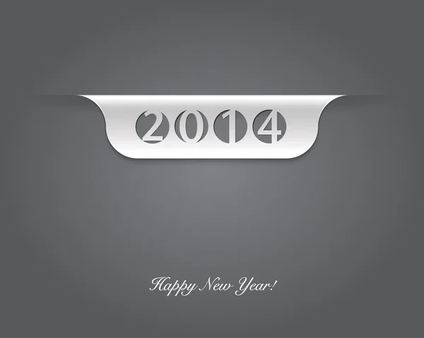 Banner 2014, happy new year design. — Stock Vector