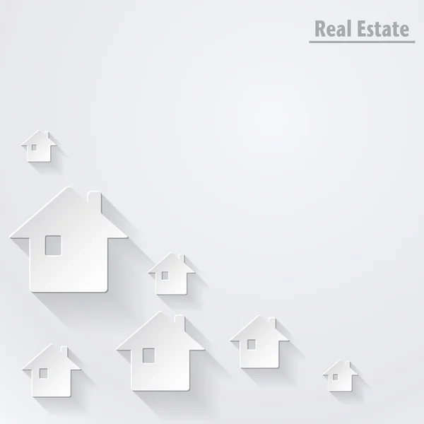 Real Estate background — Stock Vector