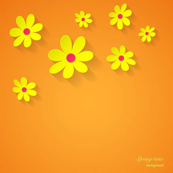 Bloemen achtergrond — Stockvector