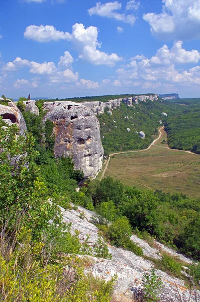 Dağlar manzaralı. Eski-Kermen — Stok fotoğraf