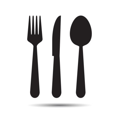 Knife, Fork and Spoon.