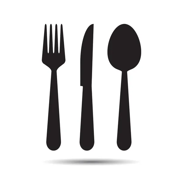 Knife, Fork and Spoon. — Stock Vector