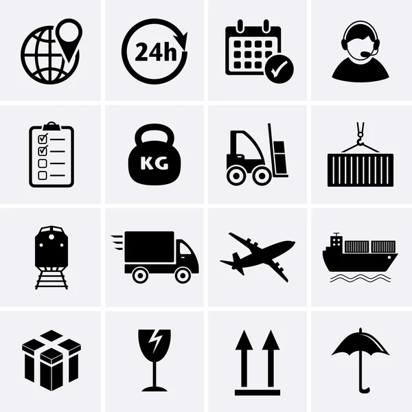 Logistics and Shipping icon — Stock Vector