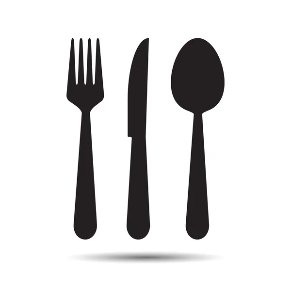 Knife, Fork and Spoon. Stock Vector