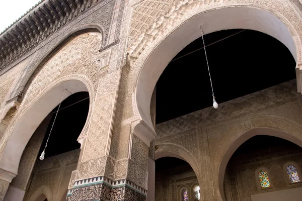 Madrasa Bou Inania at Fez, Morocco, Africa — Stock Photo, Image
