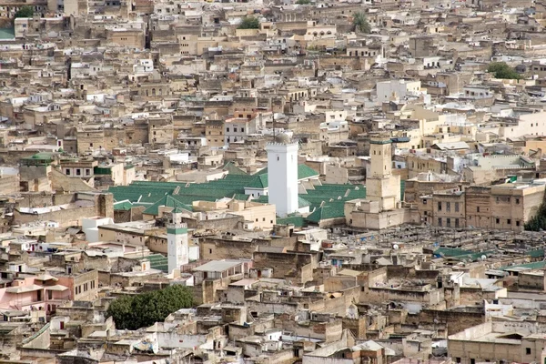 kairaouine Camii, fes, Fas havadan görünümü