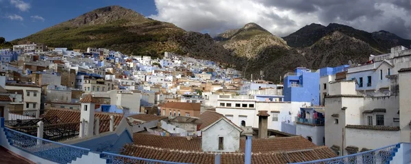 Chefchaouen, Maroko - Panorama — Zdjęcie stockowe