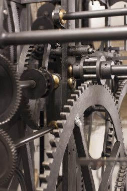 Ortaçağ Astronomik Saat'in dişli - iç