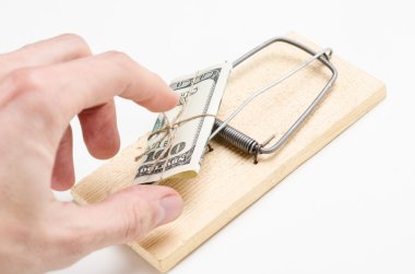 bir fare kapanı olarak dolar