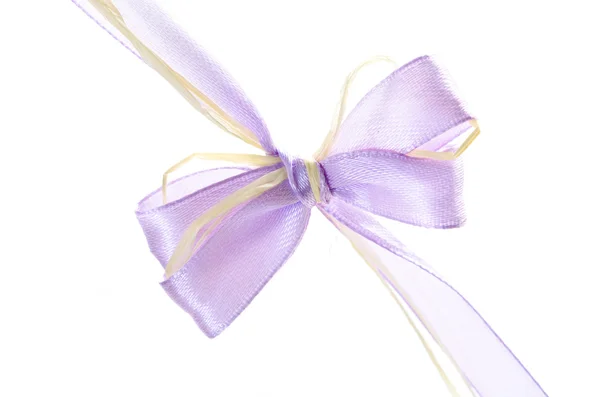 Violet bow — Stock Photo, Image