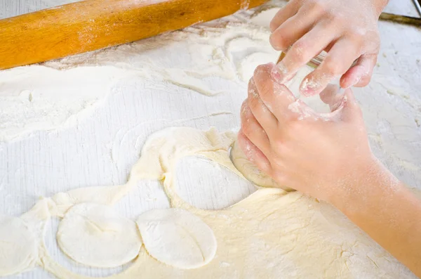 Sculpt dumplings — Stock Photo, Image