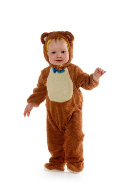 erkek bebek ayı kostümlü