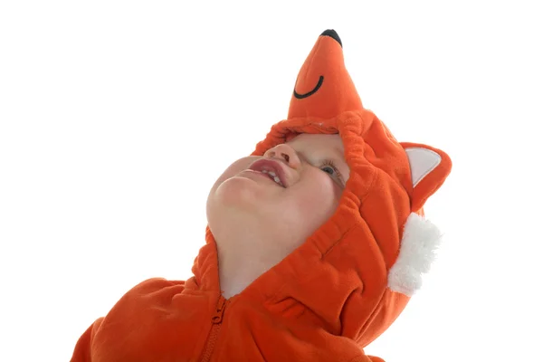 狐狸服装的男孩 — 图库照片
