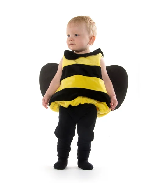 Babyjongen in hommel kostuum — Stockfoto