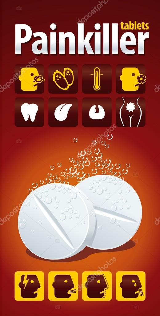 Painkiller tablets