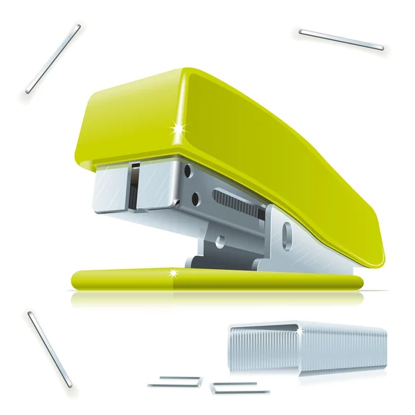 Stapler e graffette — Vettoriale Stock