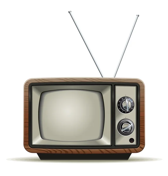 Antiguo Tv — Vector de stock