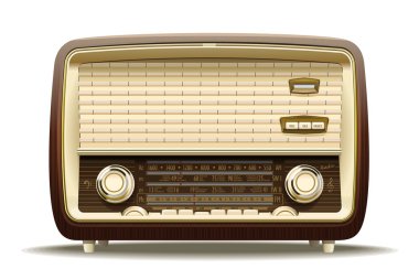 Old radio clipart