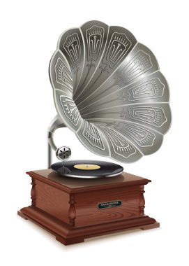 eski gramofon