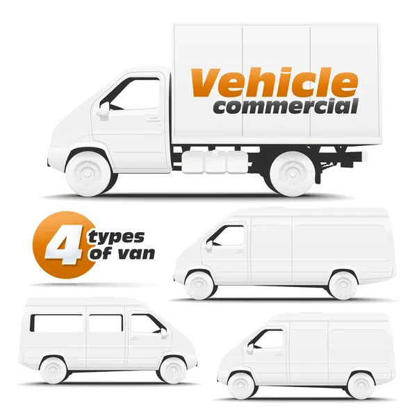 Vehicle Commercial — Stock Vector