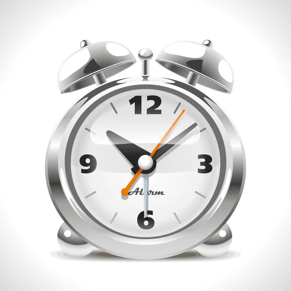 Old Alarm Clock — Stock Vector