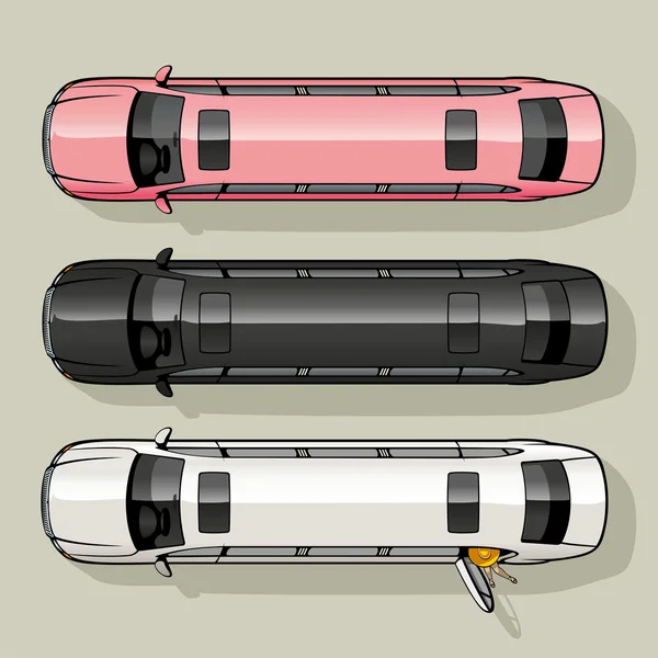 Limo Set — Stock Vector