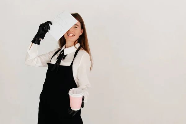 Friendly Restaurant Staff Communicating Customers Perfect Service Concept — Stock Photo, Image