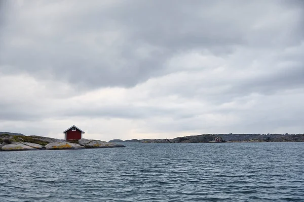 Visserij Schuur Zee Bohuslan Zweden — Stockfoto