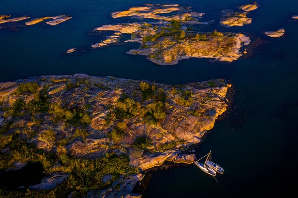 Νησιά Στο Αρχιπέλαγος Της Στοκχόλμης Στη Σουηδία — Φωτογραφία Αρχείου