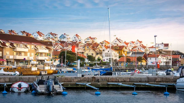 Vista Panorâmica Marina Pôr Sol — Fotografia de Stock