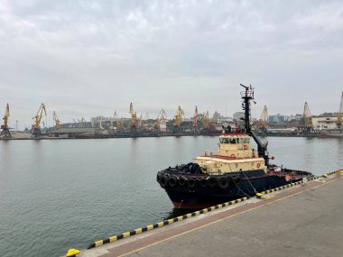 Gemi Odessa limanında bağlandı, kopyalama alanı