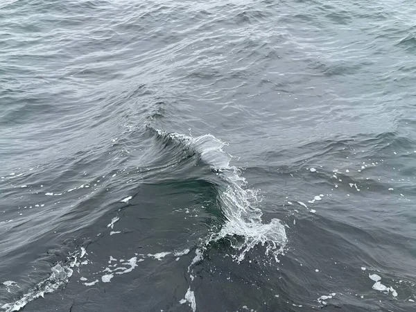 Маленькая Волна Морской Воде — стоковое фото