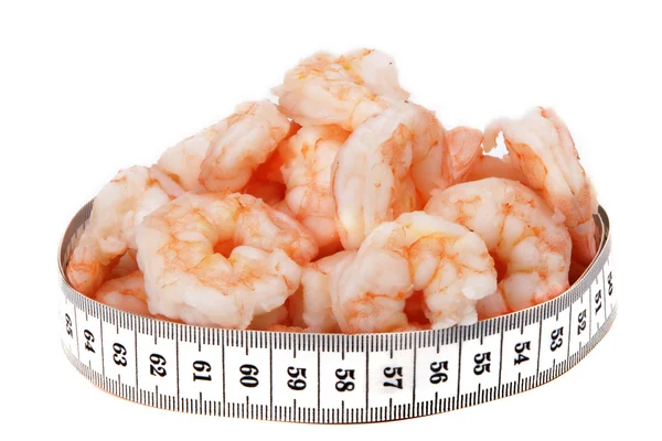 Shrimps and metre — Stock Photo, Image