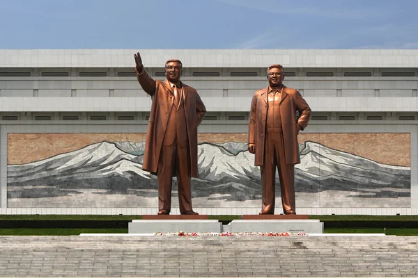 Monumentos e arquitetura de Pyongyang Imagem De Stock