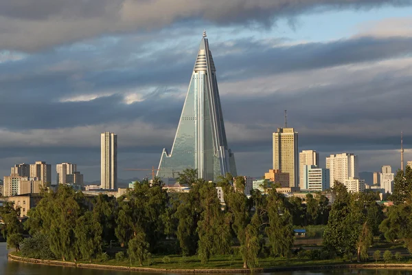 Ryugyong Hotel Stockbild