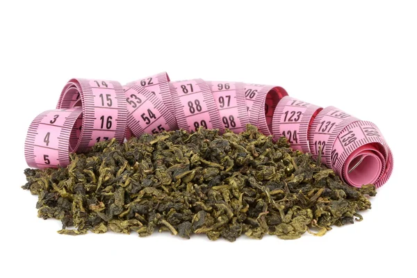 Oolong tea és mérő Stock Kép