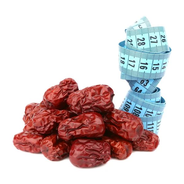 Dried date and meter — Stock Photo, Image