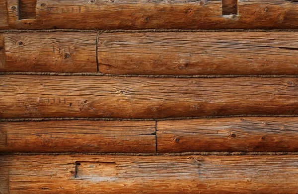 Holzbalken Wand strukturiert Hintergrund Stockfoto