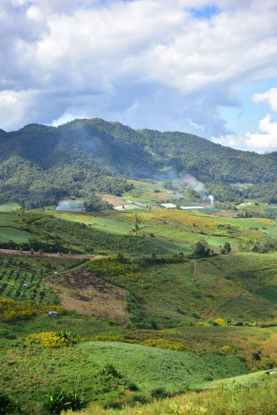 Hermoso Paisaje Montaña Asia Día Soleado — Foto de Stock