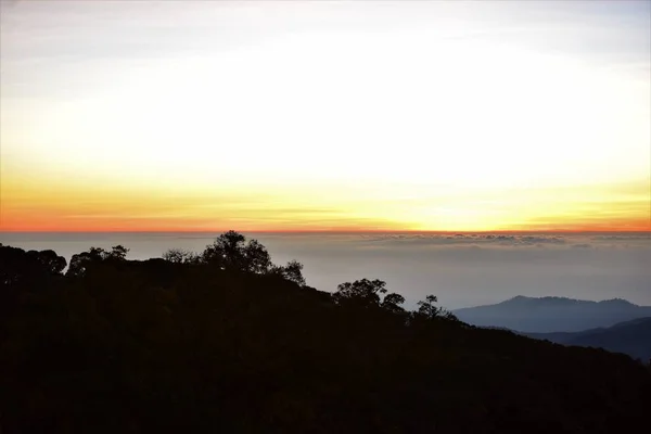 Beautiful Sunset Mountain Landscape — Stock Photo, Image
