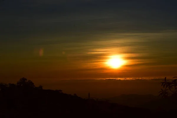 Beautiful Sunset Mountain Landscape — Stock Photo, Image