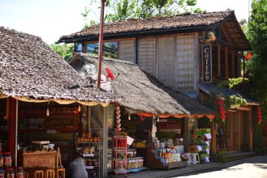 Geleneksel Asya şehrinde sokak